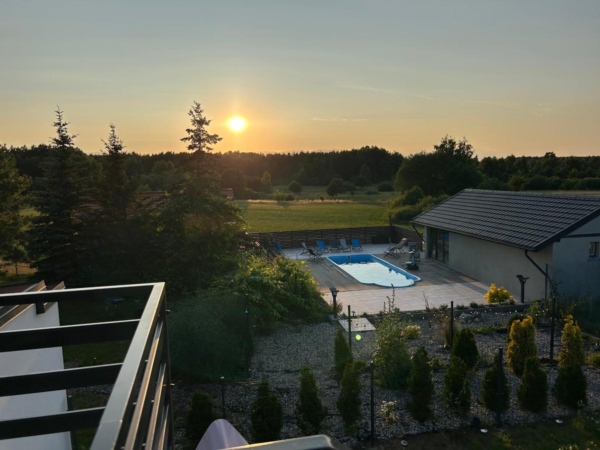 Koniec Swiata Dom 84M2 Z Balia Villa Mikołajki Eksteriør bilde