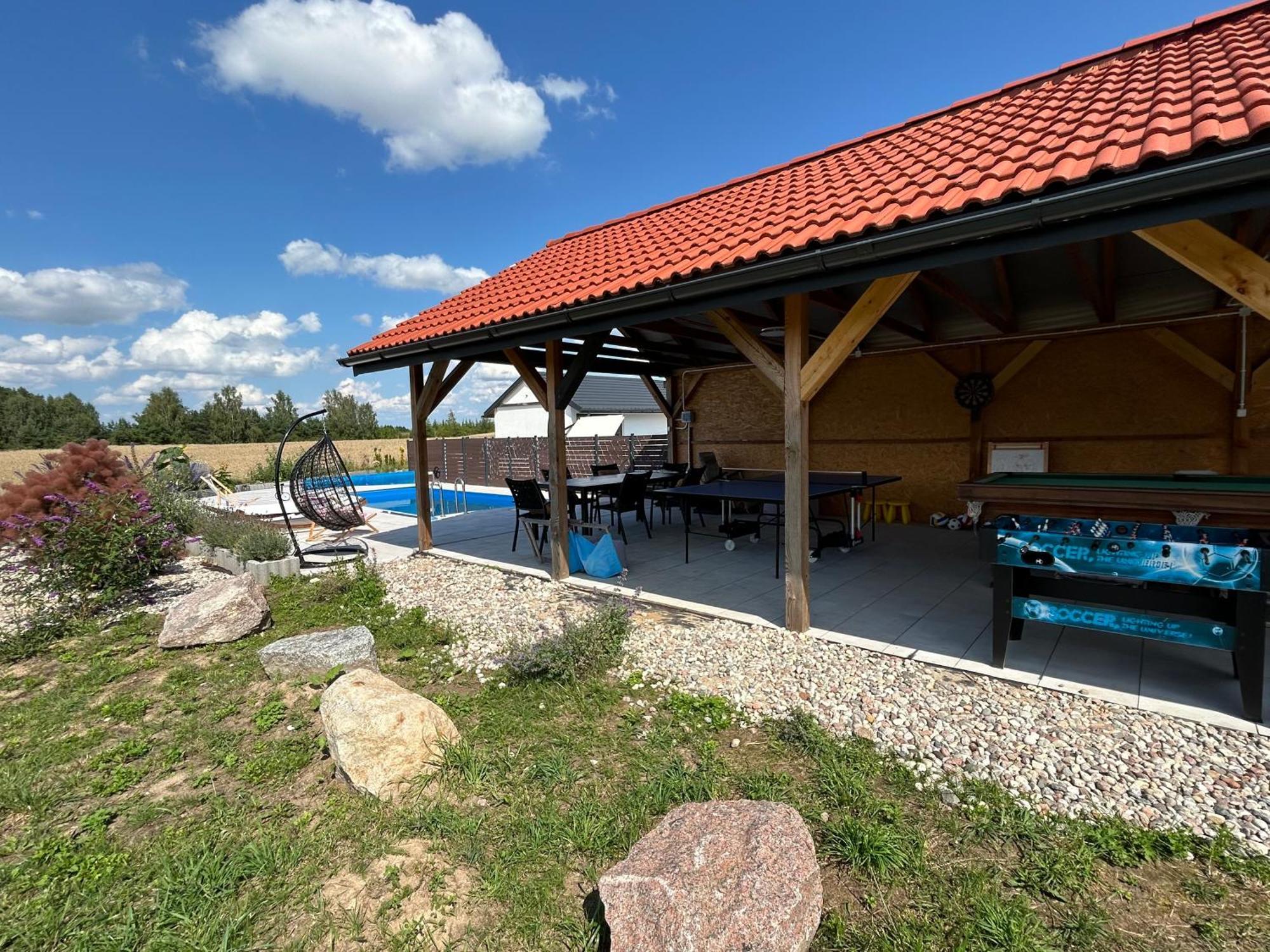 Koniec Swiata Dom 84M2 Z Balia Villa Mikołajki Eksteriør bilde