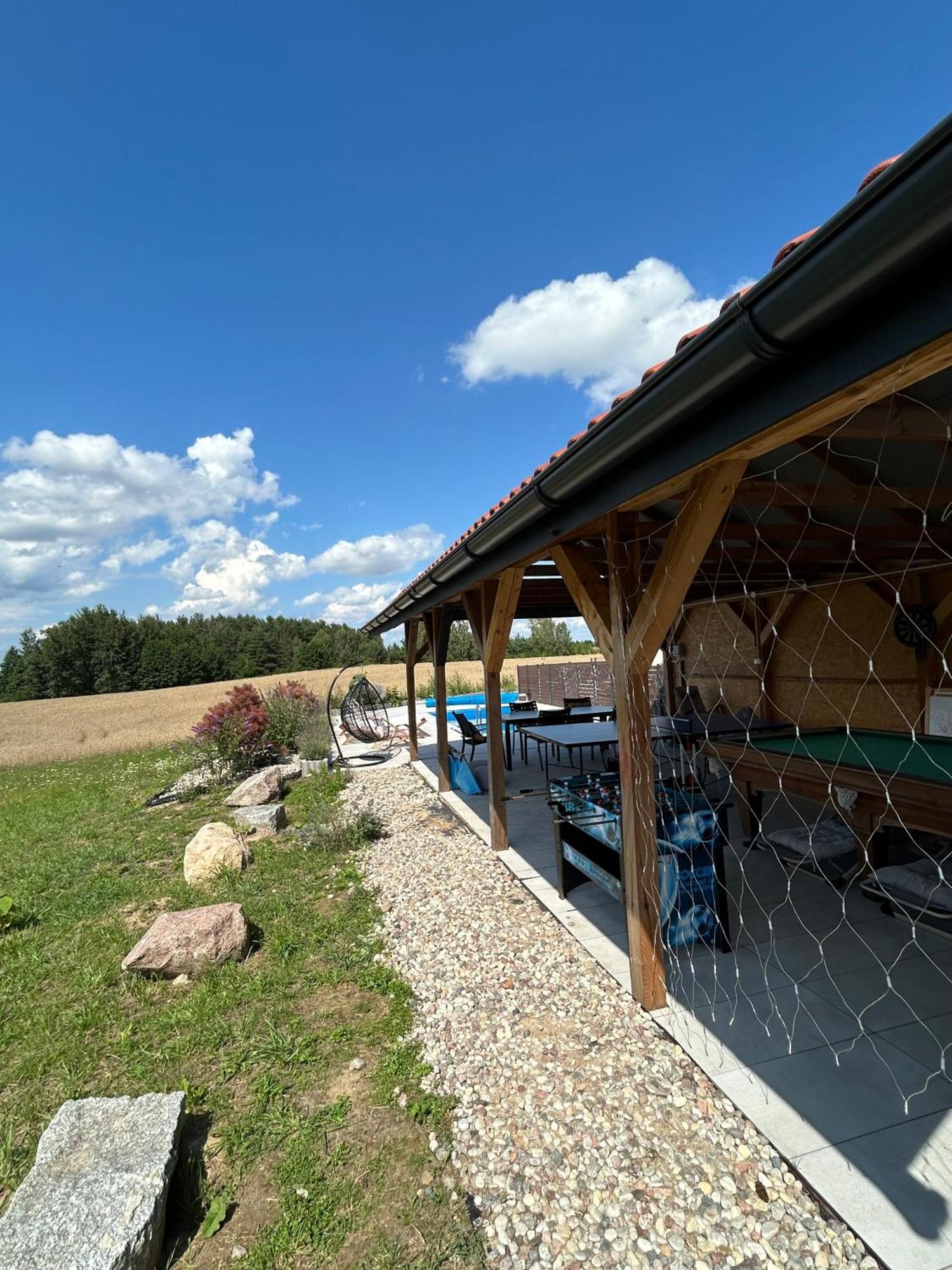 Koniec Swiata Dom 84M2 Z Balia Villa Mikołajki Eksteriør bilde